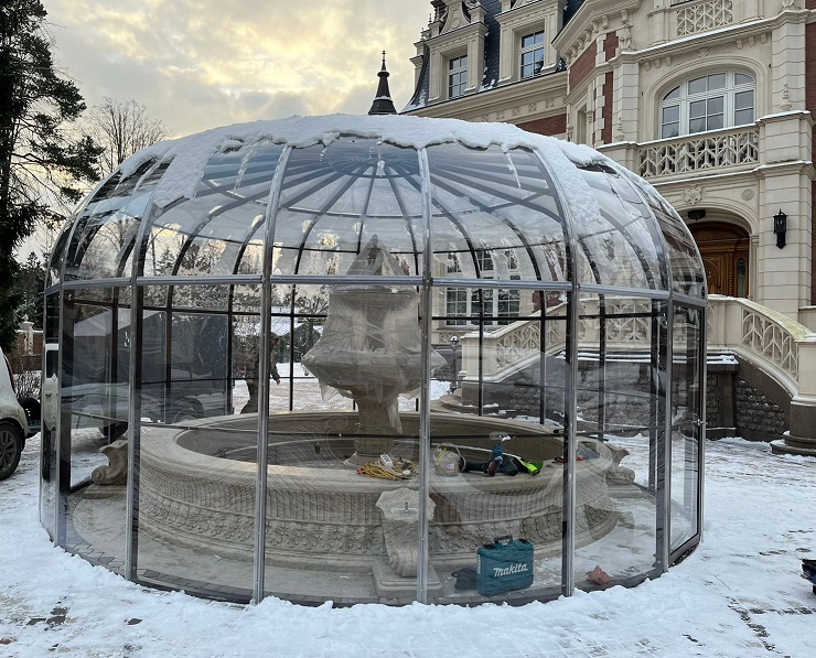 укрытие для фонтана